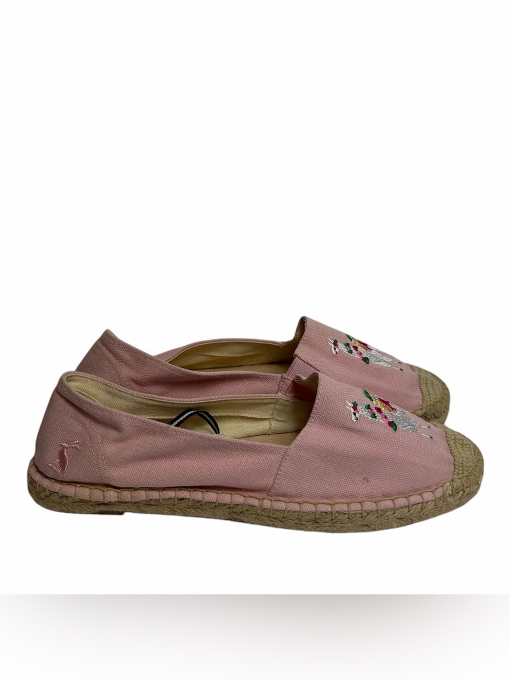 Joules Shelbery Llama Embroidered Espadrilles Women's Size 8